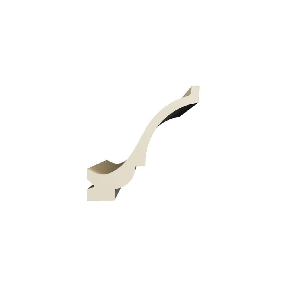 Ekena Millwork Eleanor 5.75 in. D x 8.125 in. W x 94.5 in. L Polyurethane Crown Moulding