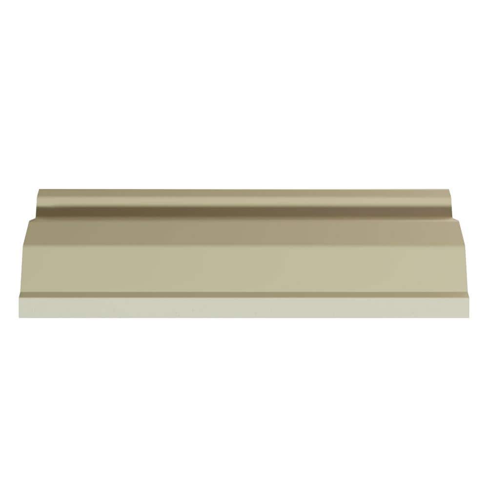Ekena Millwork Leia 6 in. D x 8.125 in. W x 96 in. L Polyurethane Crown Moulding