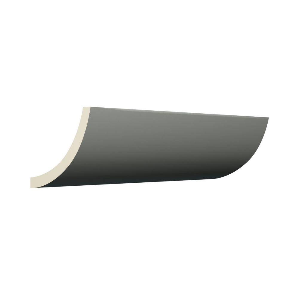 Ekena Millwork Cynthia 7 in. D x 9.25 in. W x 94.5 in. L Polyurethane Crown Moulding