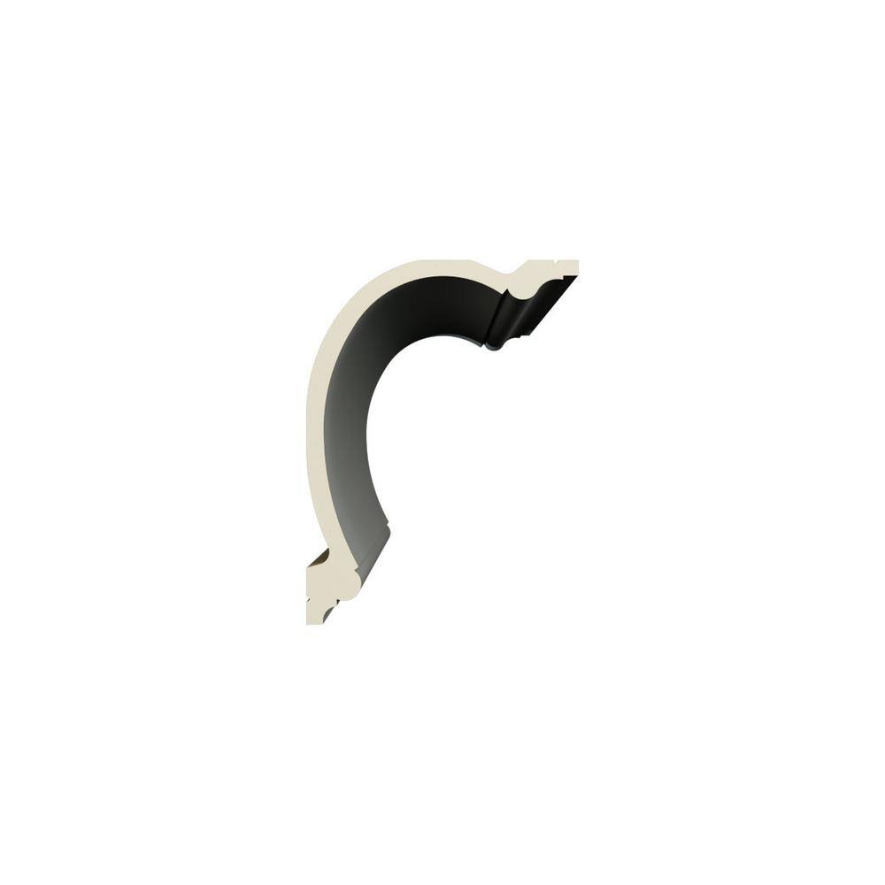 Ekena Millwork Danielle 7.875 in. D x 9.875 in. W x 96 in. L Polyurethane Crown Moulding