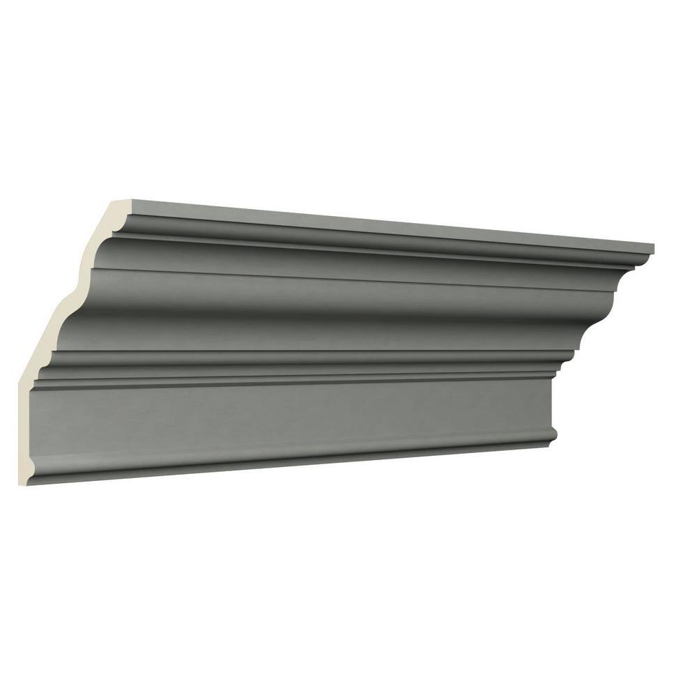 Ekena Millwork Lincoln 4.875 in. D x 8.625 in. W x 96 in. L Polyurethane Crown Moulding