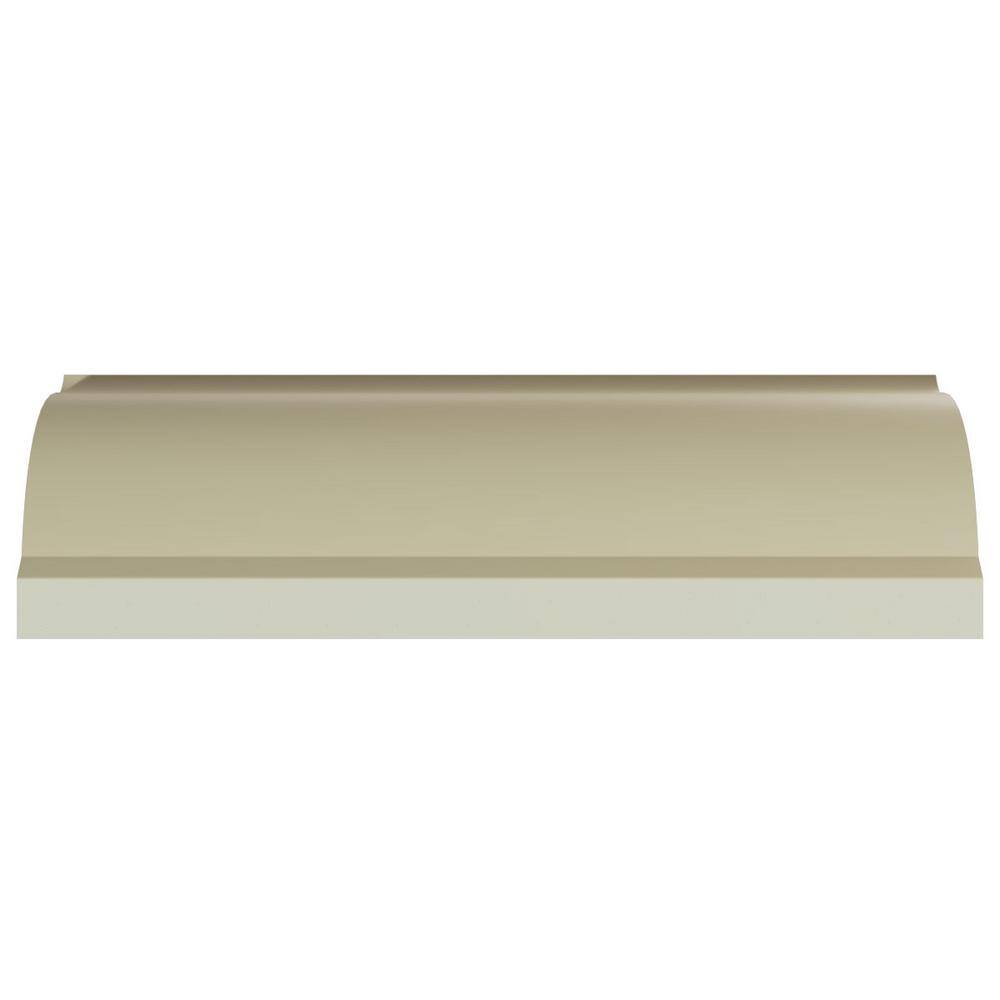 Ekena Millwork Noelle 7 in. D x 10 in. W x 96 in. L Polyurethane Crown Moulding