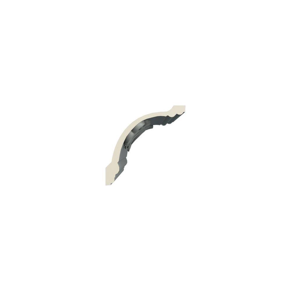 Ekena Millwork Noelle 7 in. D x 10 in. W x 96 in. L Polyurethane Crown Moulding