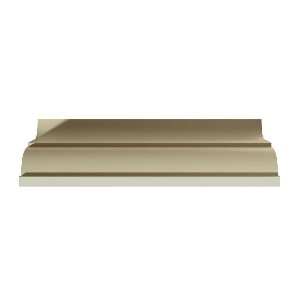Ekena Millwork Denisse 5 in. D x 9.625 in. W x 96 in. L Polyurethane Crown Moulding