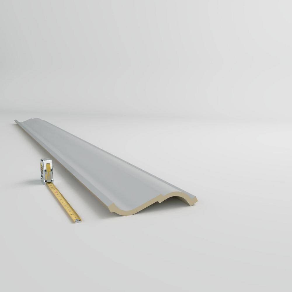 Ekena Millwork Iris 6.25 in. D x 9.75 in. W x 96 in. L Polyurethane Crown Moulding
