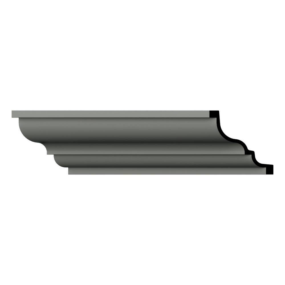 Ekena Millwork Owen 7.875 in. D x 11.125 in. W x 96 in. L Polyurethane Crown Moulding