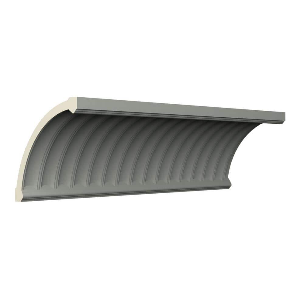 Ekena Millwork Esenia 9.5 in. D x 13.375 in. W x 47 in. L Polyurethane Crown Moulding