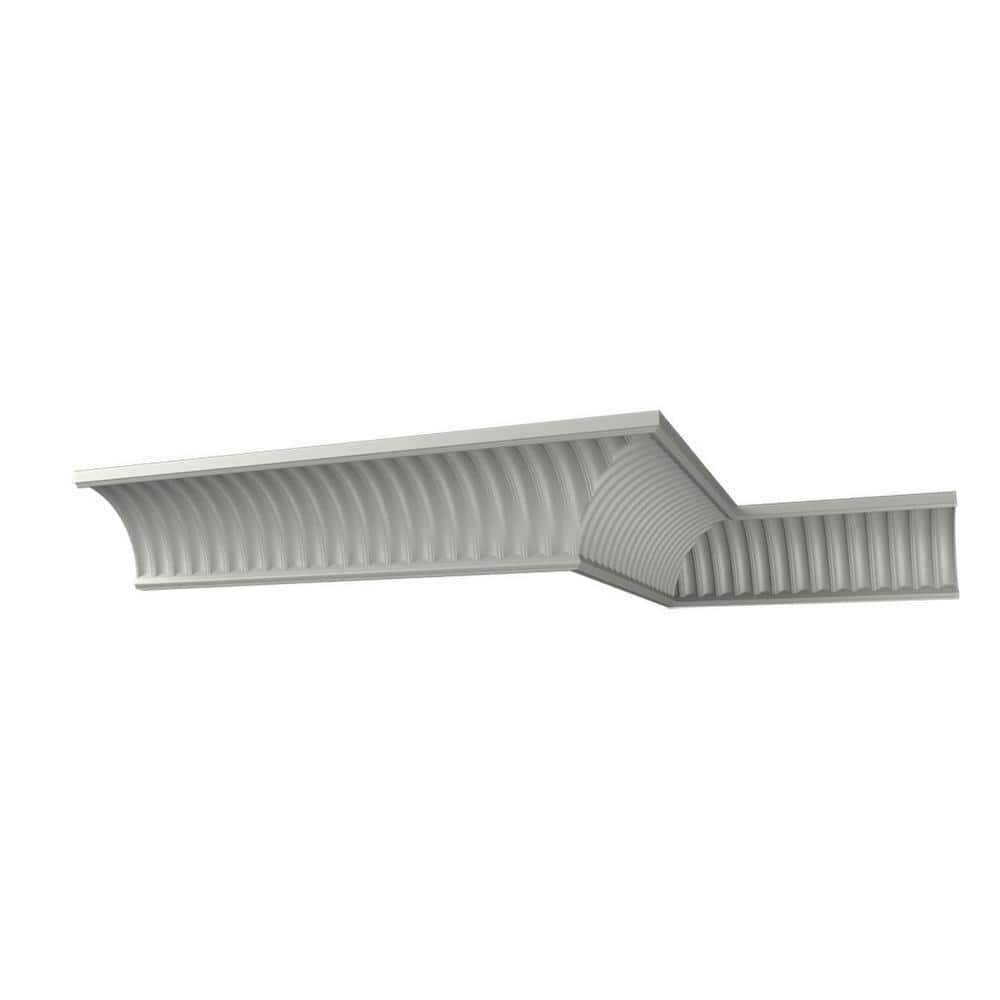 Ekena Millwork Esenia 9.5 in. D x 13.375 in. W x 47 in. L Polyurethane Crown Moulding