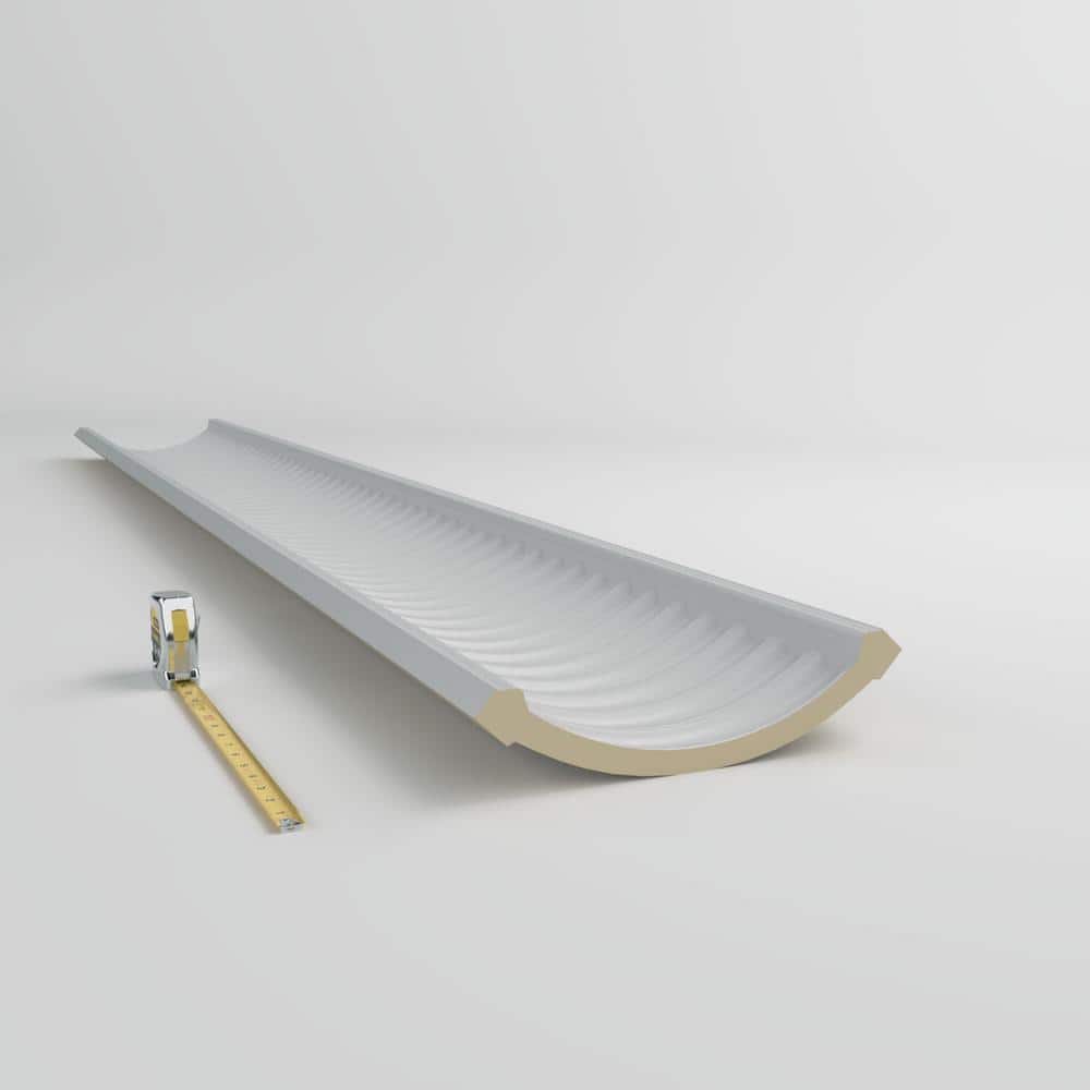 Ekena Millwork Esenia 9.5 in. D x 13.375 in. W x 47 in. L Polyurethane Crown Moulding
