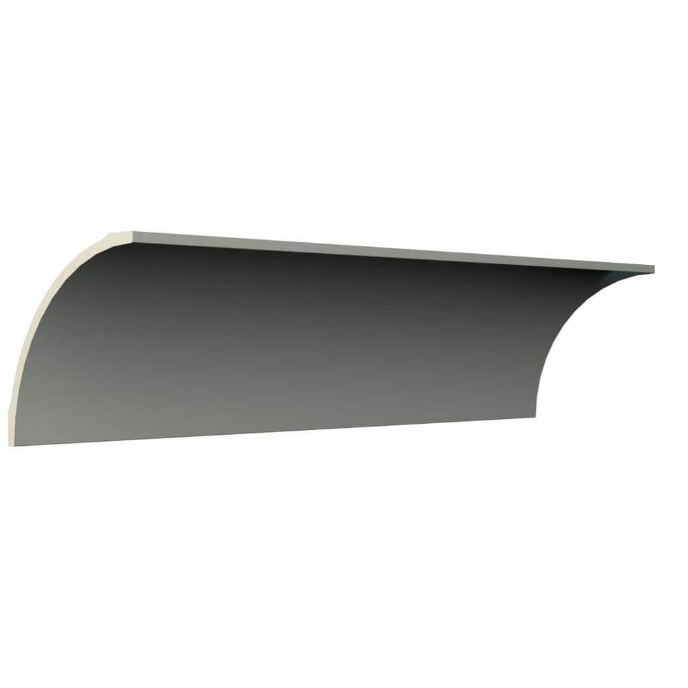 Ekena Millwork Faith 9.875 in. D x 14 in. W x 48 in. L Polyurethane Crown Moulding