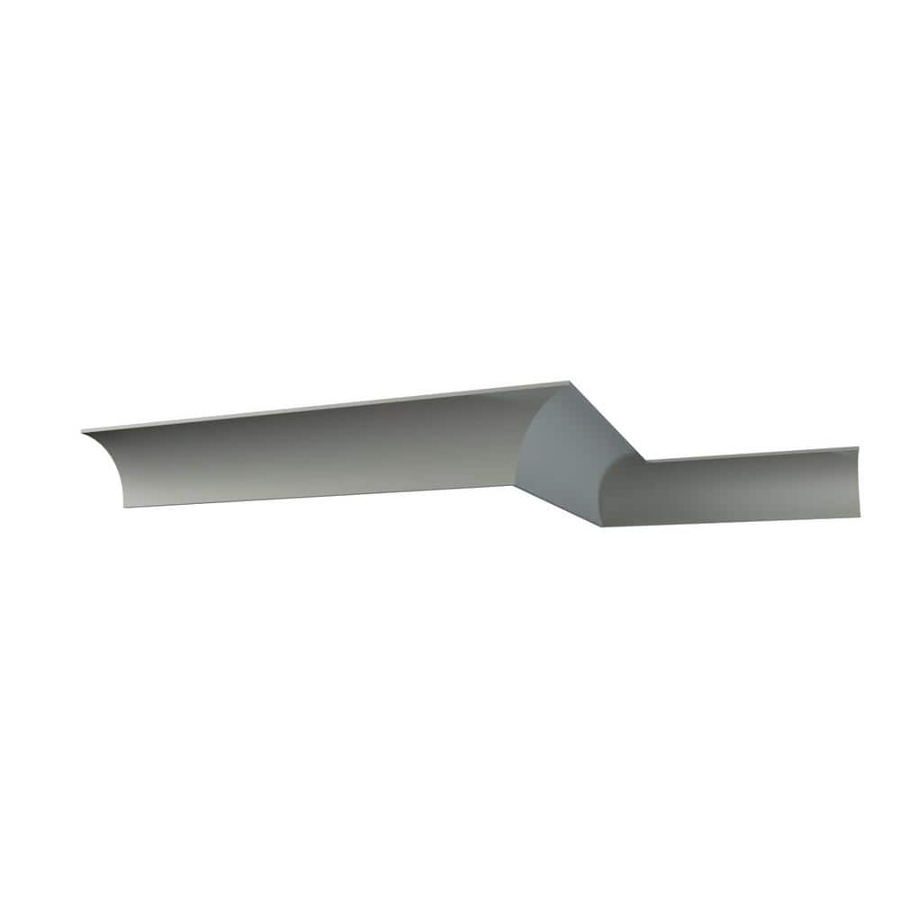 Ekena Millwork Faith 9.875 in. D x 14 in. W x 48 in. L Polyurethane Crown Moulding