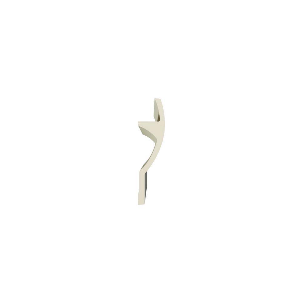 Ekena Millwork Faline 2.75 in. D x 2.75 in. W x 96 in. L Polyurethane Crown Moulding