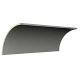 Ekena Millwork Hetty 11.75 in. D x 16.625 in. W x 96 in. L Polyurethane Crown Moulding