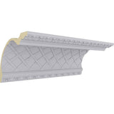 Ekena Millwork 15-3/8 in. x 12 in. x 94-1/2 in. Polyurethane Brightton Crown Moulding