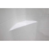 Ella Classic-SA 37 in. x 48 in. x 80 in. 1-Piece Low-Threshold Shower Stall Kit in White with Molded Seat, Center Drain