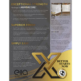 Ella 60 in. x 33 in. x 77 in. Standard Plus 36 Low Threshold 3-Piece Shower Kit, White, Right Seat, Left Drain