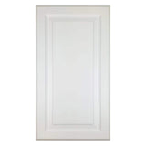 WG Wood Products 15.5 in. W x 35.5 in. H x 3.5 in. D Cutlass Raised Panel White Recessed Solid Wood Medicine Cabinet without Mirror