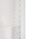WG Wood Products 15.5 in. W x 35.5 in. H x 3.5 in. D Cutlass Raised Panel White Recessed Solid Wood Medicine Cabinet without Mirror