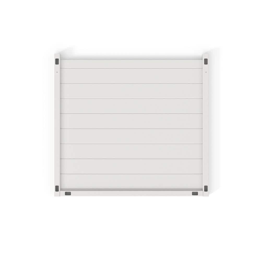 Enclo Privacy Screens 36 in. x 39 in. White Vinyl Liberty Lattice Solid Rooftop Accessory