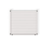 Enclo Privacy Screens 36 in. x 39 in. White Vinyl Liberty Lattice Solid Rooftop Accessory