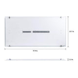 EnviroLite Nonglare 2 ft. x 4 ft. 5000 Lumens Integrated LED Parabolic Light Cell Grid Backlit Recessed Troffer Panel Light
