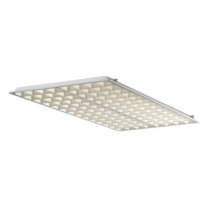 EnviroLite Nonglare 2 ft. x 4 ft. 5000 Lumens Integrated LED Parabolic Light Cell Grid Backlit Recessed Troffer Panel Light