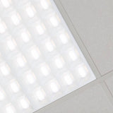 EnviroLite Nonglare 2 ft. x 4 ft. 5000 Lumens Integrated LED Parabolic Light Cell Grid Backlit Recessed Troffer Panel Light