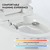 EPOWP 11.8" Dual Flush Smart Toilet with Heated Seat & Foot Sensor