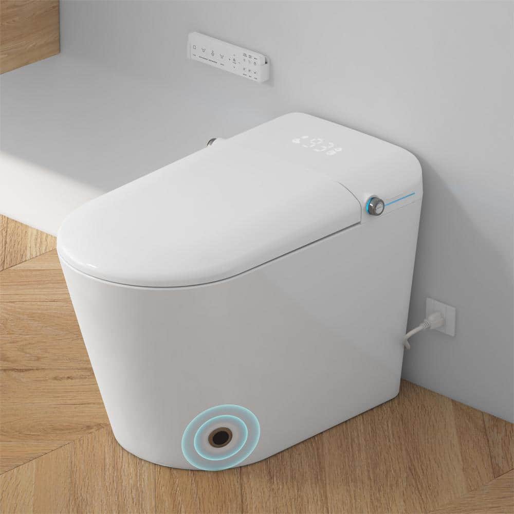 Eridanus 1-Piece Elongated Smart Bidet Toilet with Remote Control