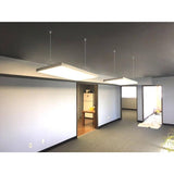 eSenLite 2 ft. x 4 ft. 6500 Lumens Integrated LED Panel Light 3000-5000K Backlit Wireless Dimmable CCT Color Changeable (2-Pack)