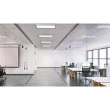 eSenLite 2 ft. x 4 ft. 6500 Lumens Integrated LED Panel Light 3000-5000K Backlit Wireless Dimmable CCT Color Changeable (2-Pack)