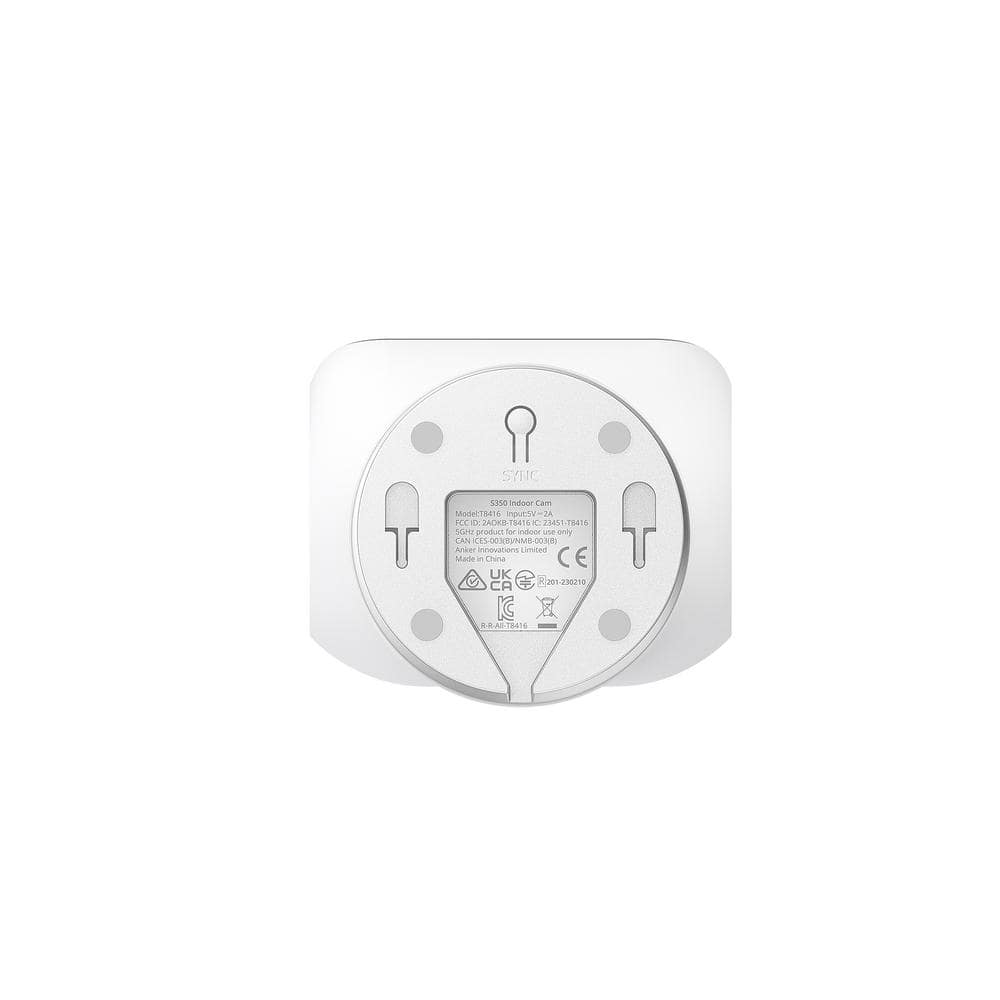 eufy Security S350 WiFi IndoorCam HardWired Pan and Tilt Security Camera with, No Monthly Fee, and HomeBase 3 Compatible
