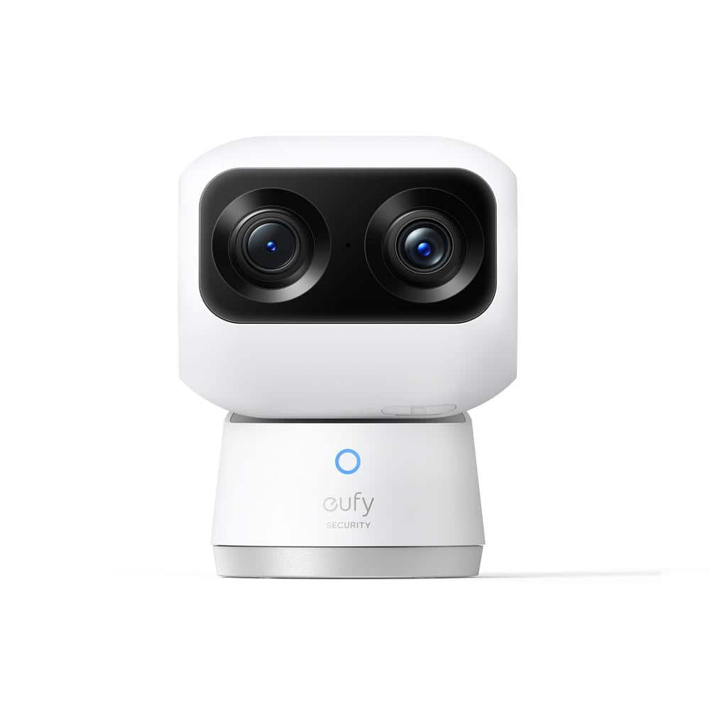 eufy Security S350 WiFi IndoorCam HardWired Pan and Tilt Security Camera with, No Monthly Fee, and HomeBase 3 Compatible