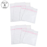 Everyday Home White Mesh Laundry Bags (Set of 8)