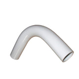 EZ Handrail 1.9 in. Aluminum Round ADA Handrail White 90 Degree Radius Elbow