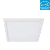 Feit Electric 10.5-Watt Integrated LED Flush Mount 7.5 in. White Square Dimmable Flat Panel Ceiling with Color Change 5CCT