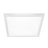 Feit Electric 10.5-Watt Integrated LED Flush Mount 7.5 in. White Square Dimmable Flat Panel Ceiling with Color Change 5CCT