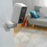 Feit Electric Battery Powered Outdoor Wall Mount Wi-Fi Smart IP Security Camera Motion & Sound Detection Microphone/Speaker (3-Pack)
