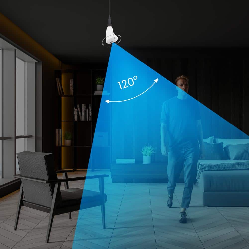 Feit Electric HD 1080P 10-Watt A23 LED Wi-Fi Smart IP Surveillance Home Security Camera Light Bulb, No Hub Required, Daylight (4-Pack)