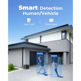 REOLINK 12MP Wired Outdoor Bullet Add-on PoE IP Surveillance Security Camera with Smart AI Detection Spotlight, 2-Way Audio