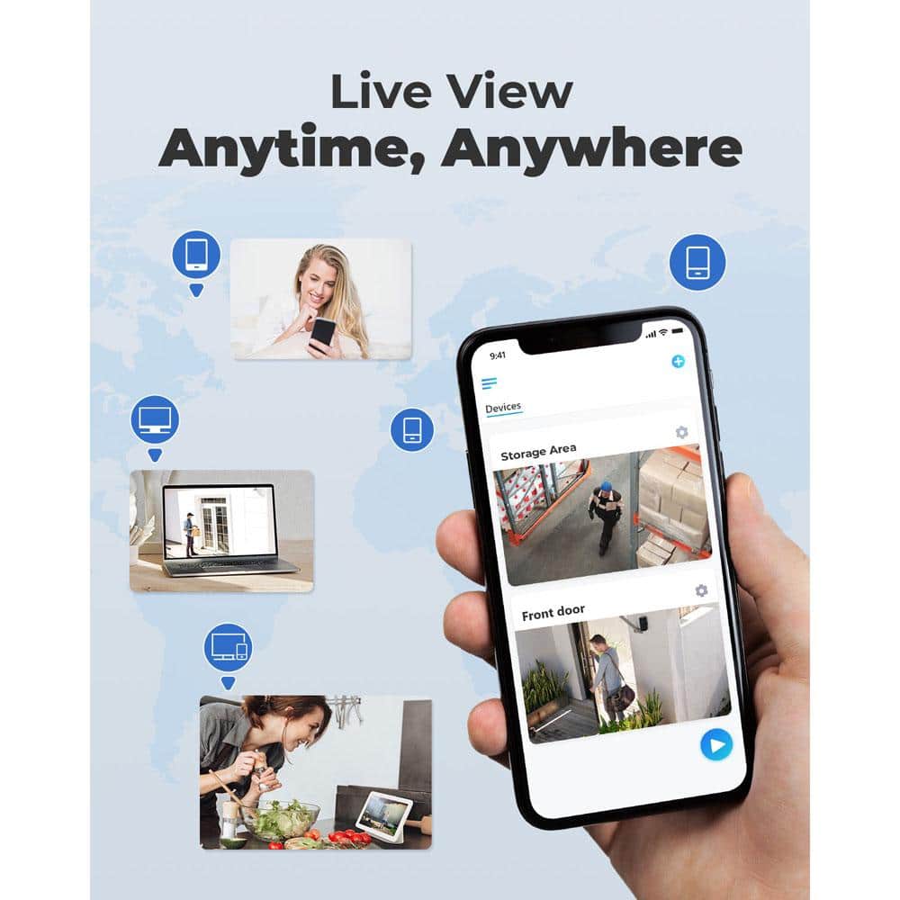 REOLINK 12MP Wired Outdoor Bullet Add-on PoE IP Surveillance Security Camera with Smart AI Detection Spotlight, 2-Way Audio