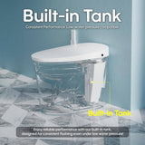 FORCLOVER 12-in-1 Dual Flush Elongated Smart Toilet with Heated Seat & Dryer in White