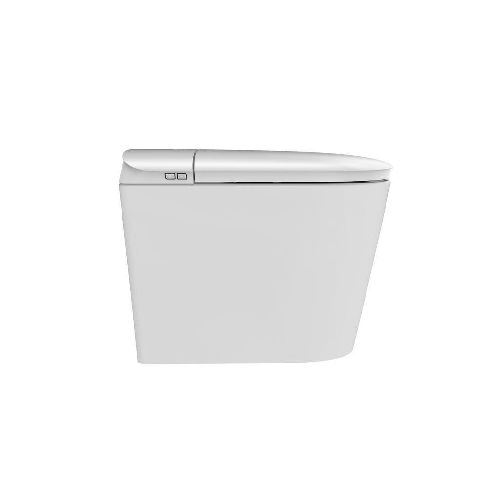 FORCLOVER Elongated Bidet Toilet 1.28 GPF with Heated Seat and LED Display