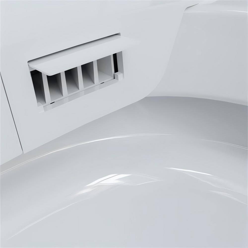 FORCLOVER Elongated Bidet Toilet 1.28 GPF with Heated Seat and LED Display