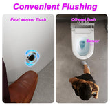 FUFU&GAGA Elongated Smart Bidet Toilet in White with Auto Mode & Heated Seat
