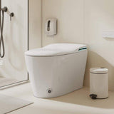 FUFU&GAGA Elongated Smart Bidet Toilet 1.28 GPF in White