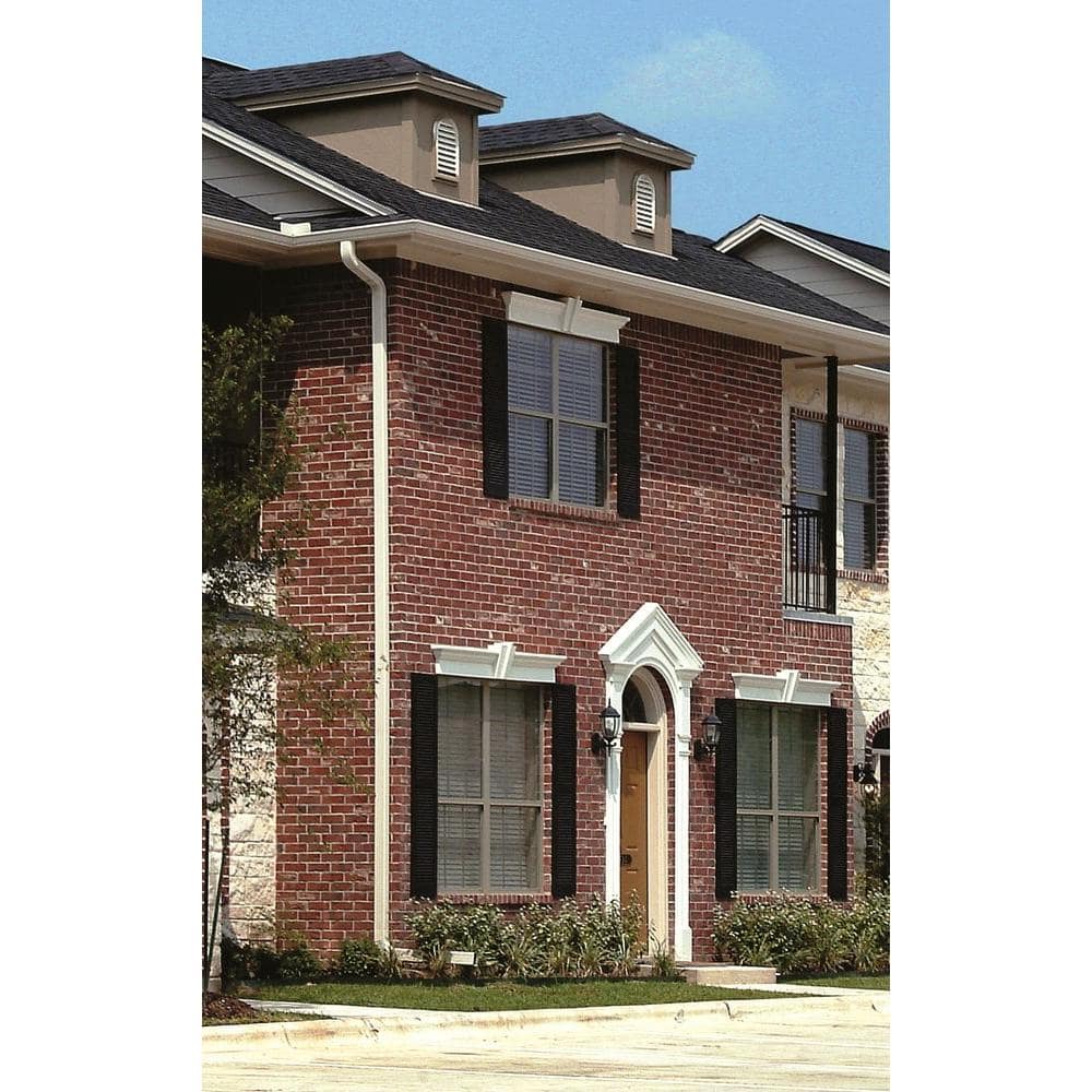 Fypon 2-1/2 in. x 7 in. x 90 in. Primed Polyurethane Plain Pilaster Moulding with Plinth Block