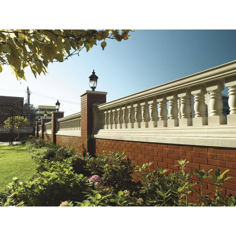 Fypon 2-15/16 in. x 9-3/8 in. x 9-3/8 in. Polyurethane Fancy Peaked Post Top for Newel Post in 7 in. Balustrade System