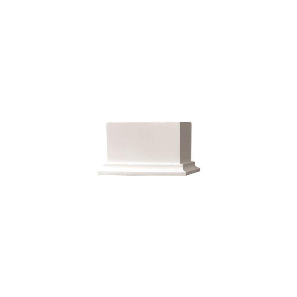 Fypon 7-1/4 in. x 4 in. x 4 in. Polyurethane Rail Support Block for 5 or 7 in. Balustrade Systems