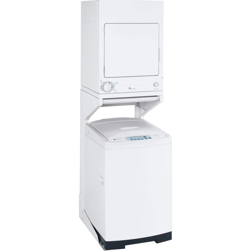 GE 3.6-cu ft Stackable Electric Dryer (White)
